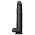 BUTTR Operation Dingo - džinovski crni dildo - 43 cm