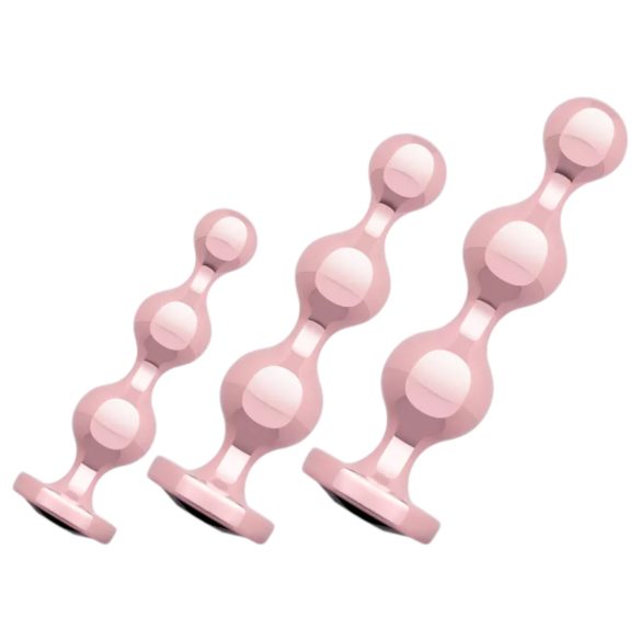 Rosy Gold - anal set dildoa (ružičasto zlato)