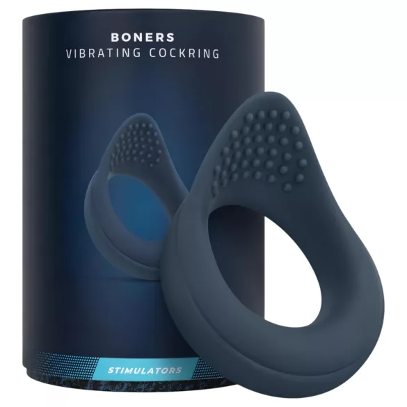 Boners - vibrirajući prsten za penis (plavi)