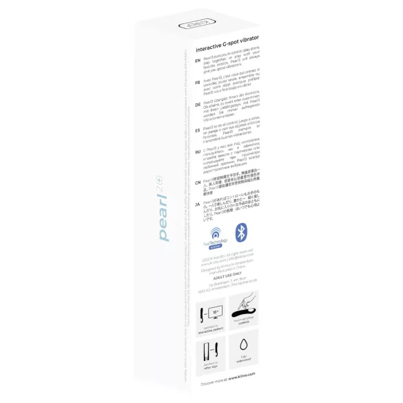 Kiiroo Pearl 2 - интерактивни, водоотпорни G-тачка вибратор (плави)