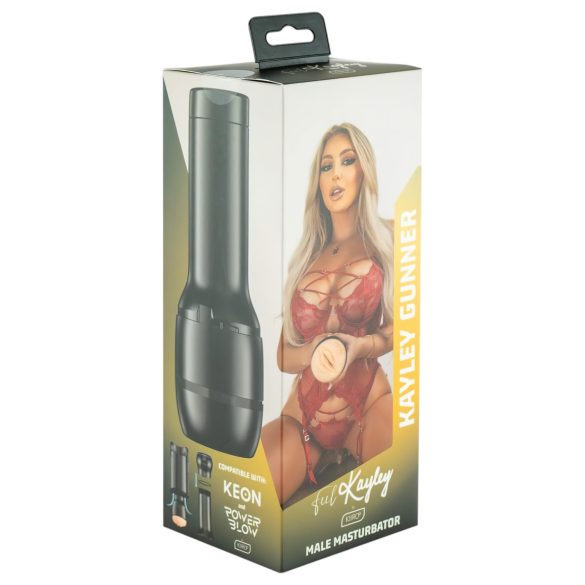 Kiiroo Kayley Gunner - veštaška vagina - kompatibilna sa PowerBlow (natur)