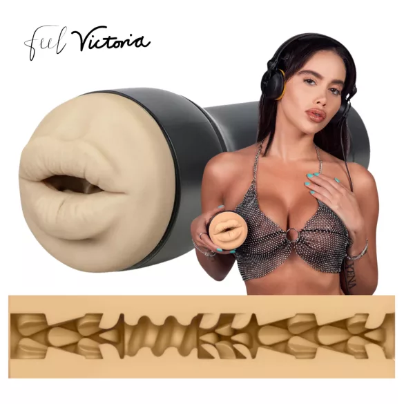 Kiiroo Victoria June - veštačka usta - kompatibilna sa PowerBlow (natur)