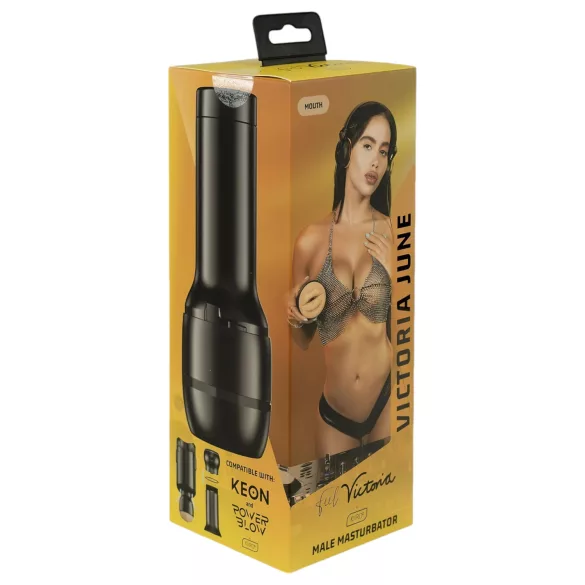 Kiiroo Victoria June - veštačka usta - kompatibilna sa PowerBlow (natur)
