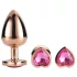 Sjajna ljubav - analni plug set srca - rosegold (3 dela)