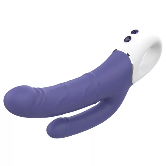 Dreamtoys Essentials - dupli vibrator (ljubičasti)
