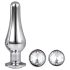 Gleaming Love - set analnih pljugova - srebrni (3 dela)