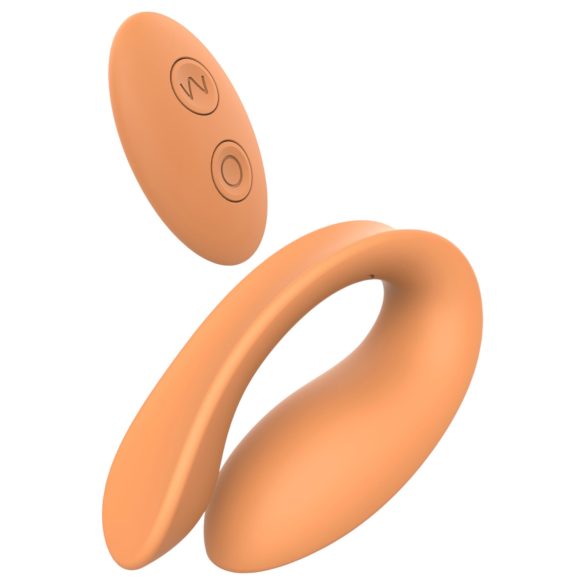 Glam - bežični parni vibrator, punjiv (narandžasti)