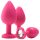 Flirt Analni Trening Set - Set Čepova (3 komada) - Roze