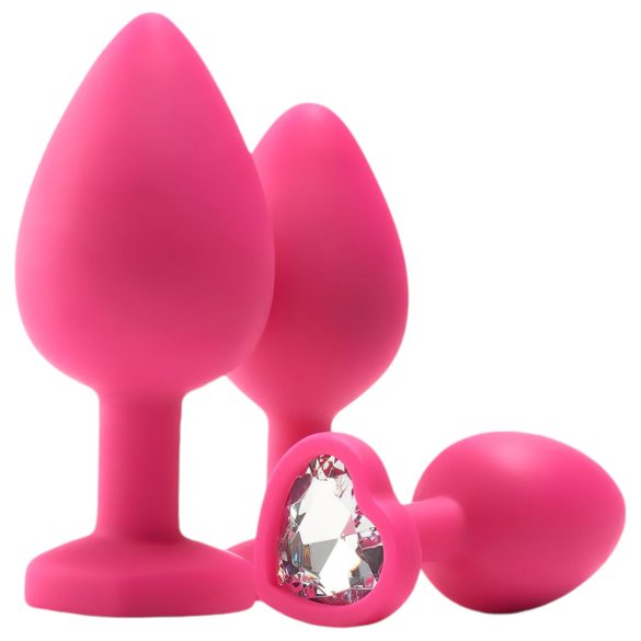 Flirt Analni Trening Set - Set Čepova (3 komada) - Roze