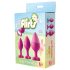 Flirt Analni Trening Set - Set Čepova (3 komada) - Roze