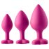 Flirt Analni Trening Set - Set Čepova (3 komada) - Roze