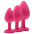 Flirt Analni Trening Set - Set Čepova (3 komada) - Roze