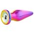 Glamour Glass - vrhunski, stakleni analni vibrator sa radiom (u boji)