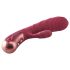 Dinky Jimmy K. Duo - punjivi vibrator sa klitoralnim nastavkom (crveni)