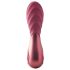 Dinky Jody F. Mini - akumulatorski, rebrasti mini vibrator (crveni)