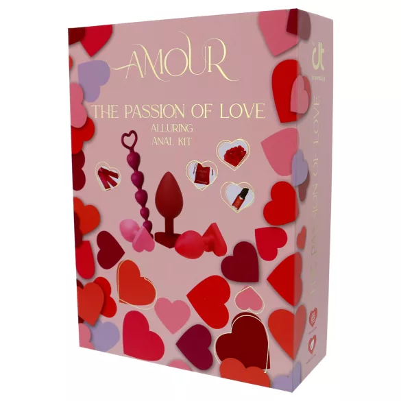 Dreamtoys Amour - poklon set za analni trening (crveni)