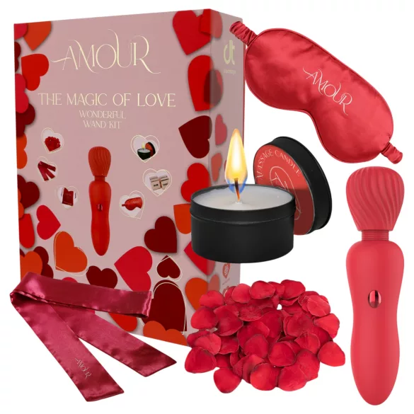 Dreamtoys Amour - set štapić vibratora (crveni)