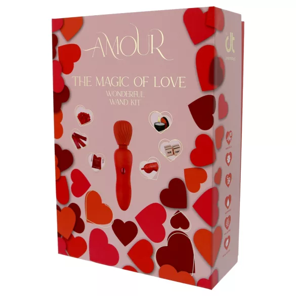 Dreamtoys Amour - set štapić vibratora (crveni)