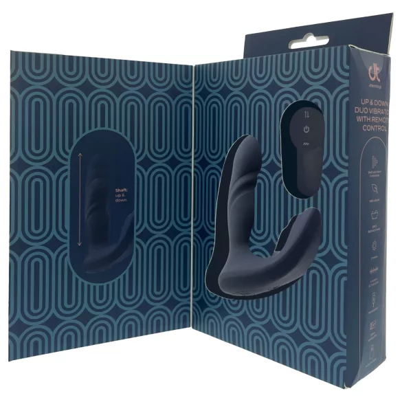 Dreamtoys Pulz - potiskivački analni vibrator sa daljinskim upravljačem (plavi)