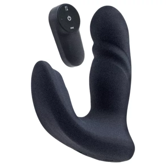 Dreamtoys Pulz - potiskivački analni vibrator sa daljinskim upravljačem (plavi)