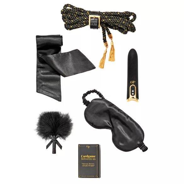 Guilty Pleasure Indulge - početni BDSM poklon set (crni)