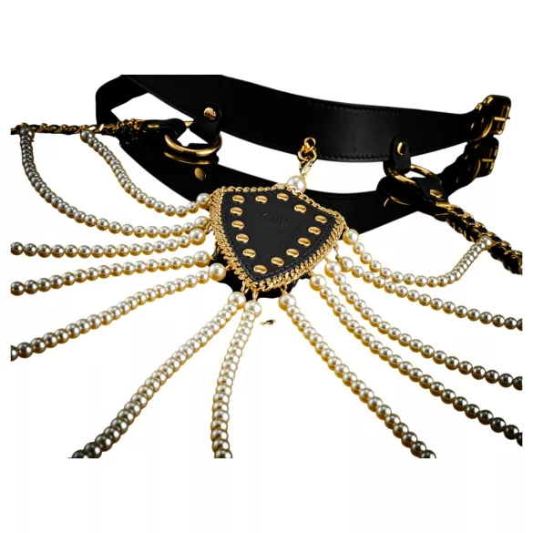 Guilty Pleasure Allure - set ogrlice i lanaca za telo (crni)