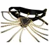 Guilty Pleasure Allure - set ogrlice i lanaca za telo (crni)