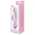 Dreamtoys Love Signal - vibrator sa dodatnim stimulatorom klitorisa (ljubičasti)