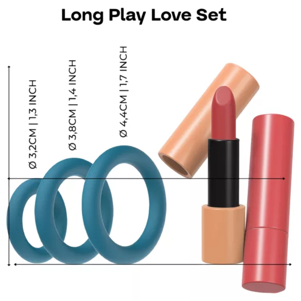 Dreamtoys Love Signal - set prstenova za penis (više boja)