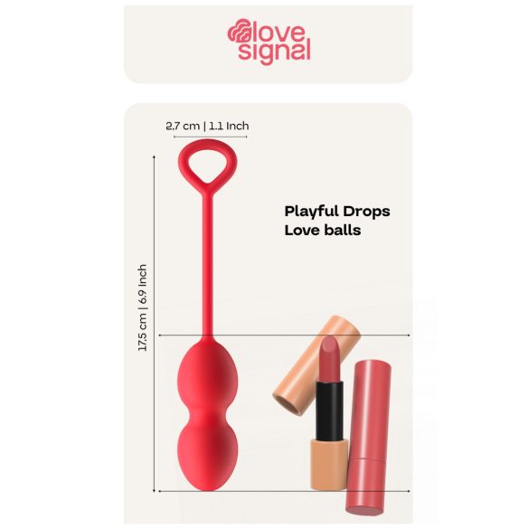 Dreamtoys Love Signal - duo gejša loptice (crvene)