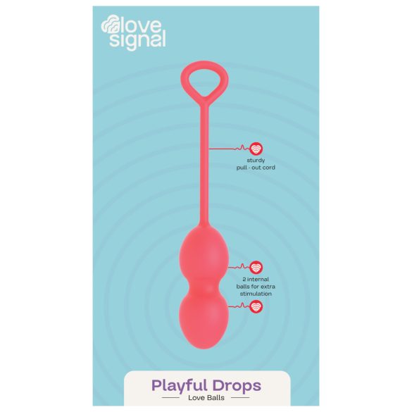 Dreamtoys Love Signal - duo gejša loptice (crvene)