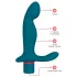 Dreamtoys Love Signal - vibrator za masažu prostate (tirkizna)