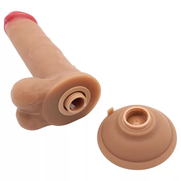 Kiotos Cox Power - vibratorna izbacujuća dildo proteza sa daljinskim upravljačem (prirodna boja)