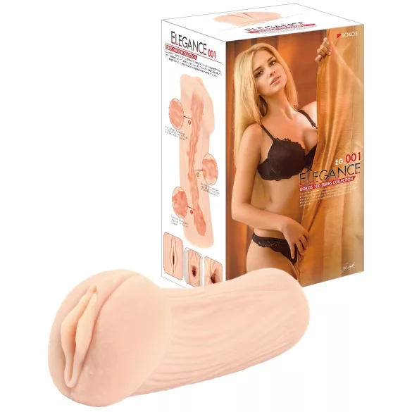 Kokos Elegance 01 - prirodni realistični masturbator za muškarce