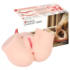 Kokos Onahole - realistični torzo masturbator (natur)