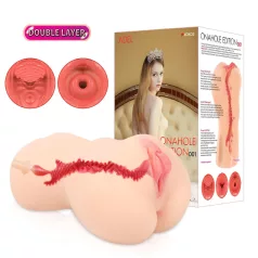   Kokos Onahole 001 XL - реалистична лутка за мастурбацију (боја коже)