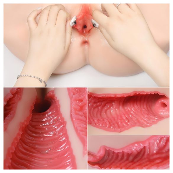 Kokos Vanila 004 - realistični torzo masturbator (prirodan)