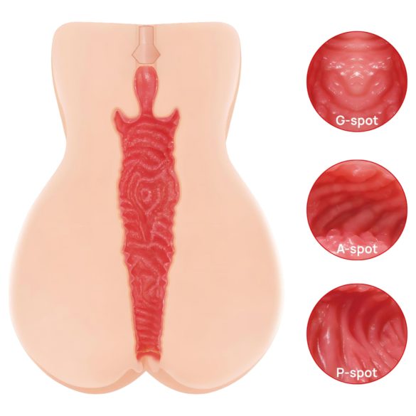 Kokos Onahole 004 - Dvoslojni Masturbator sa Prirodnim Dizajnom