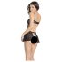 Coquette - policajka babydoll (crna)