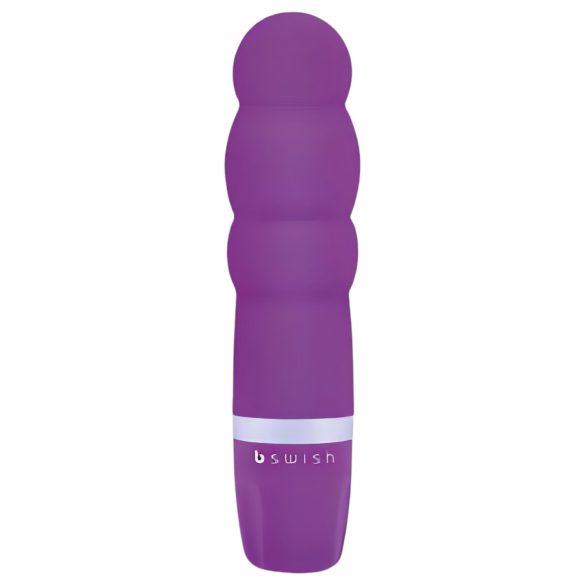 B SWISH Bcute Pearl - vodootporni ljubičasti vibrator sa biserima