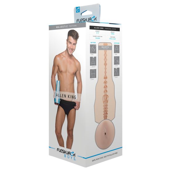 FleshJack - Allen King realistični masturbator za zadnjicu