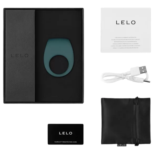 LELO Tor 2 - punjivi, vibrirajući prsten za penis (zelena)