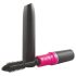 Vrišteća maskara - crno-roze vibrirajući spiralni vibrator