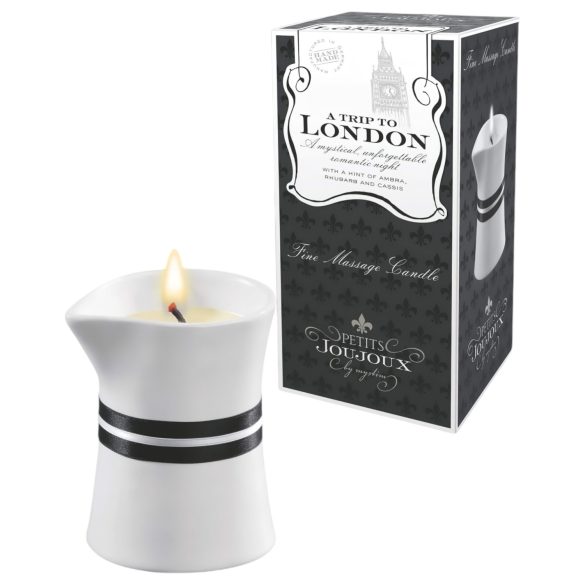 Petits Joujoux London - sveća za masažu - rabarbara-cilibar (120ml)