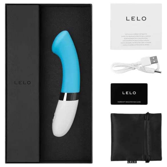 LELO Gigi 2 - silikon G-tačka vibrator (plavi)