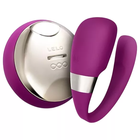 LELO Tiani 3 - silikon parni vibrator (ljubičasti)