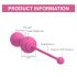 Magic Motion Kegel Master - pametne Kegel kuglice duo (roze)