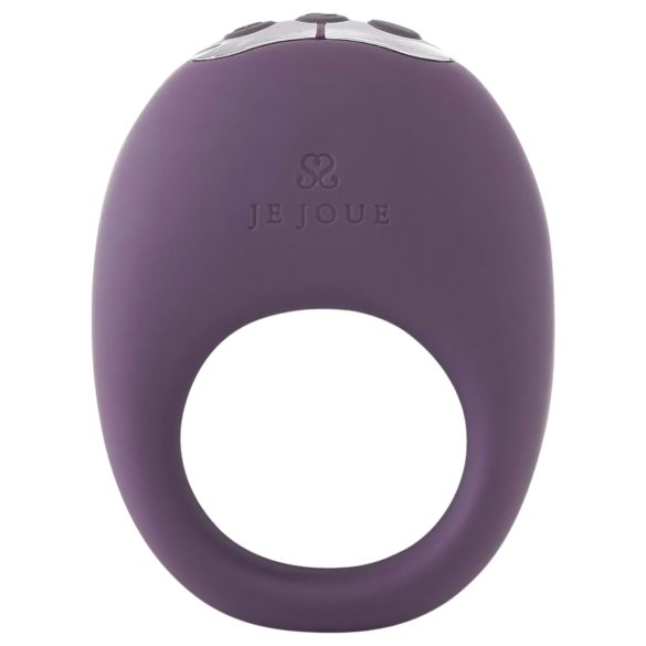 Je Joue Mio - punjivi, vodootporni, vibrirajući prsten za penis (ljubičasti)