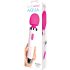 Bodywand Aqua Wand - vodootporni vibrator maser (belo-roze)