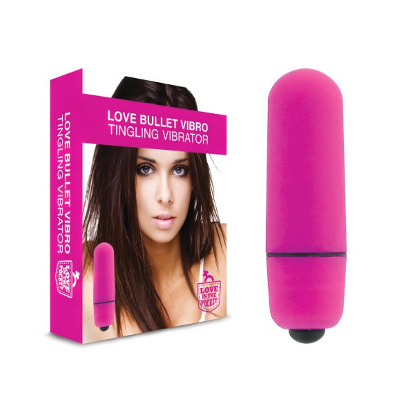 Ljubavni Metak - vodootporni mini vibrator (roze)